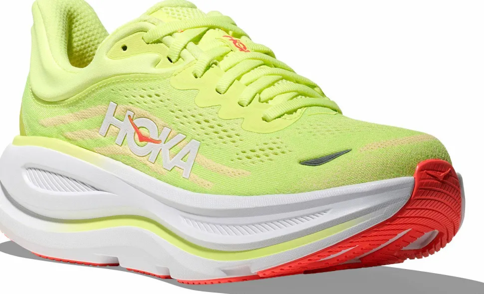 Hoka Women's Bondi 9 Neon Yuzu/Sunlight
