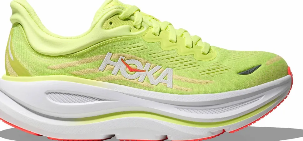 Hoka Women's Bondi 9 Neon Yuzu/Sunlight