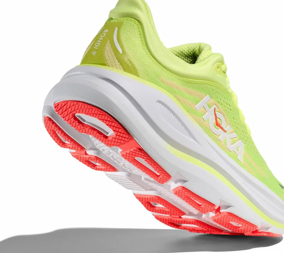 Hoka Women's Bondi 9 Neon Yuzu/Sunlight