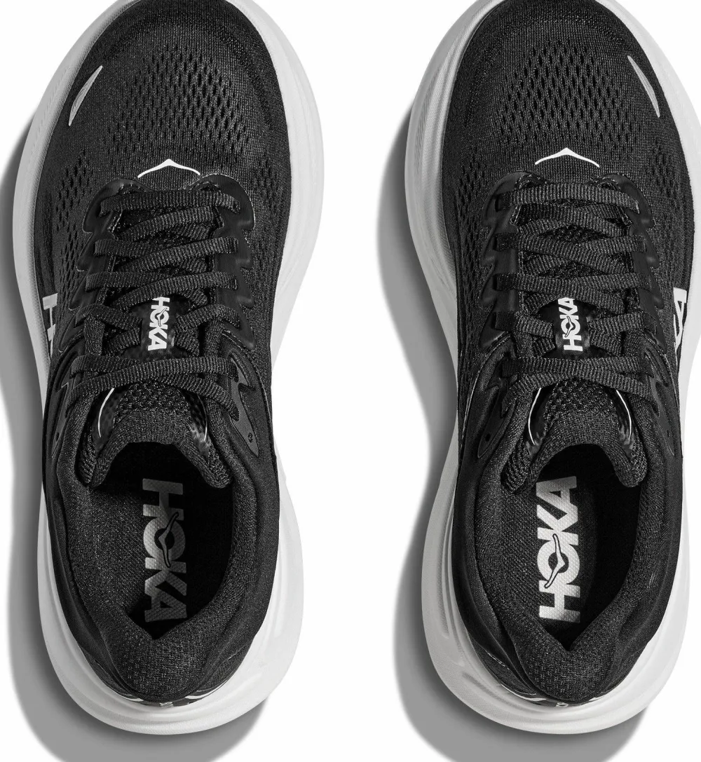 Hoka Women's Bondi 9 X-Wide Black/White Clearance