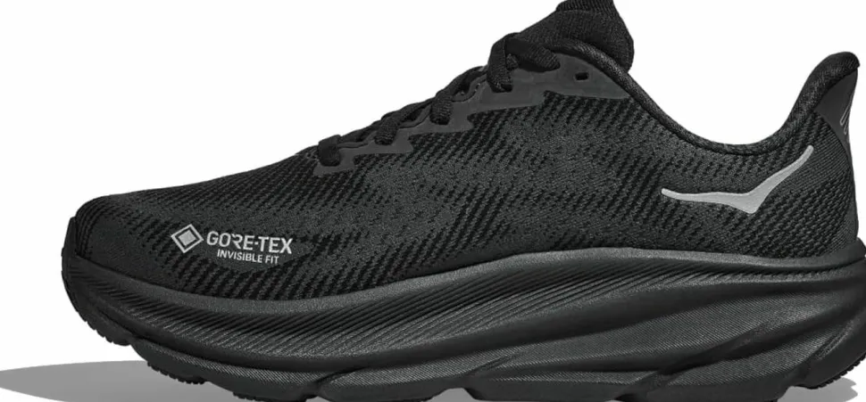 Hoka Women's Clifton 9 GORE-TEX Black / Black