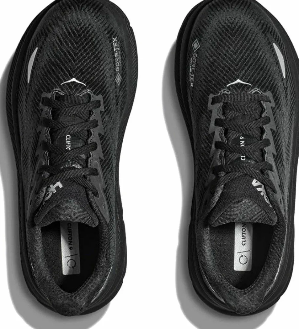 Hoka Women's Clifton 9 GORE-TEX Black / Black