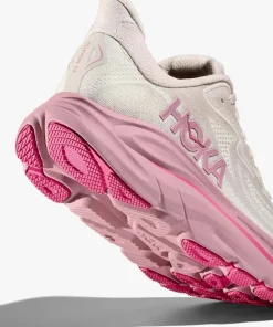 Hoka Women's Clifton 10 Wide Rose Cream / Dried Rose