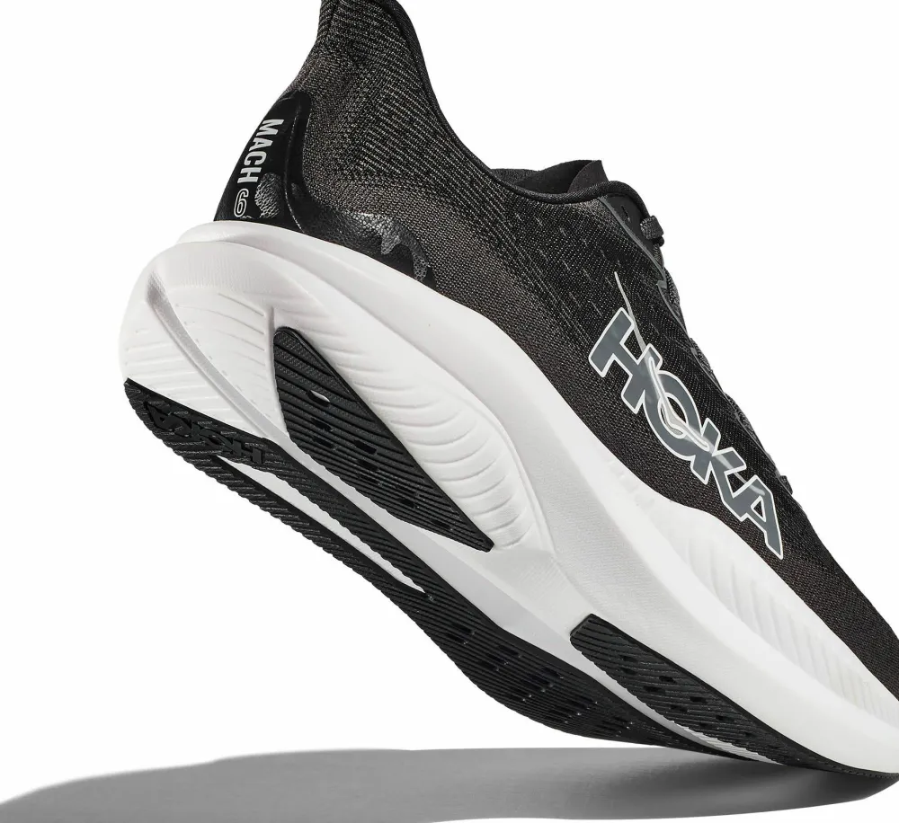Hoka Women's Mach 6 Black / White Black/White Online