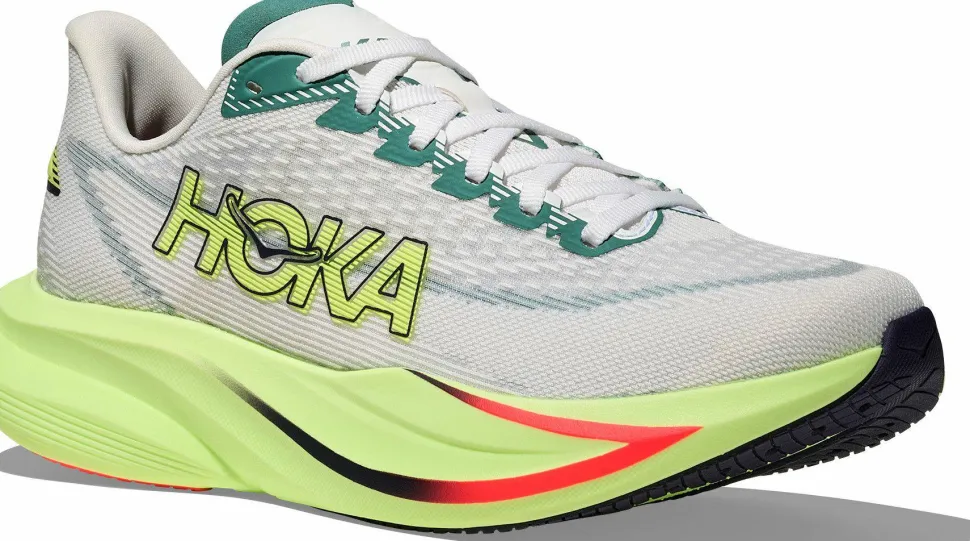 Hoka Women's Mach 7 Frost/Neon Yuzu