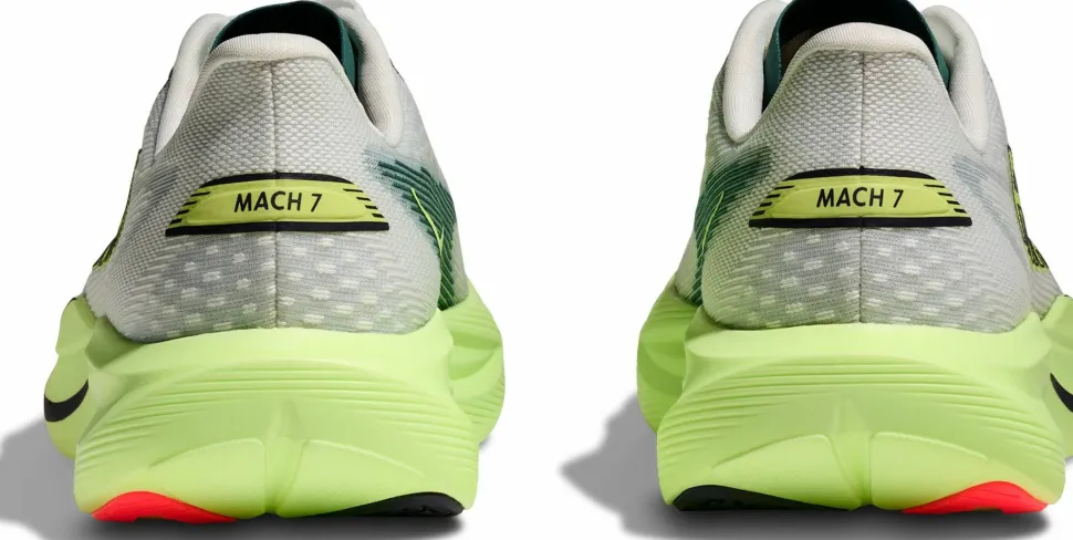 Hoka Women's Mach 7 Frost/Neon Yuzu