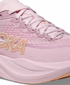 Hoka Women's Mach 7 Lilac Cream/Tangerine Glow