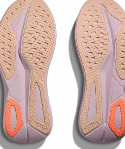 Hoka Women's Mach 7 Lilac Cream/Tangerine Glow