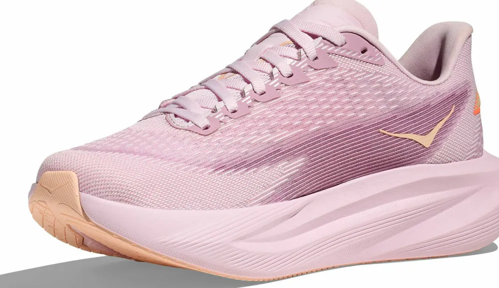 Hoka Women's Mach 7 Lilac Cream/Tangerine Glow