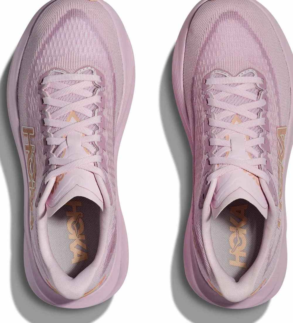 Hoka Women's Mach 7 Lilac Cream/Tangerine Glow