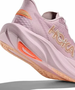 Hoka Women's Mach 7 Lilac Cream/Tangerine Glow