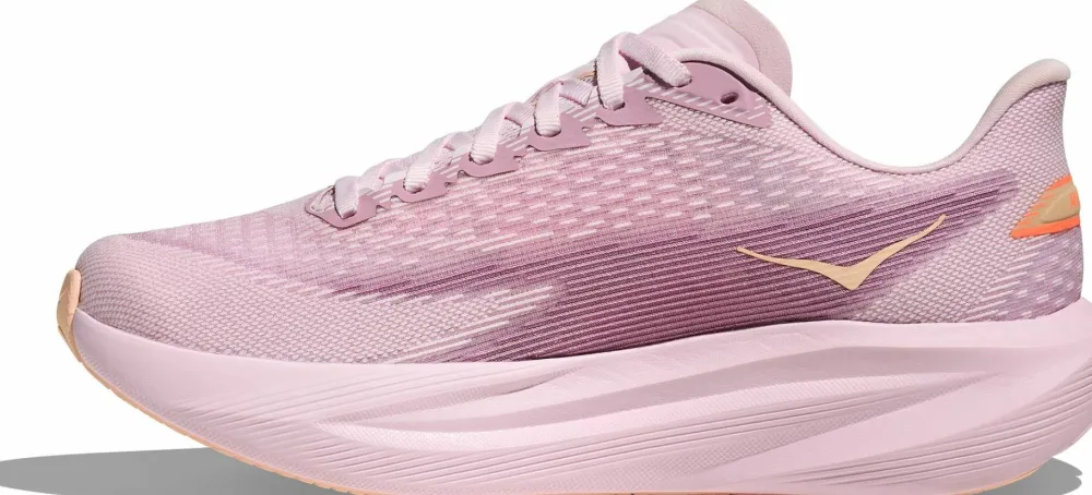 Hoka Women's Mach 7 Lilac Cream/Tangerine Glow