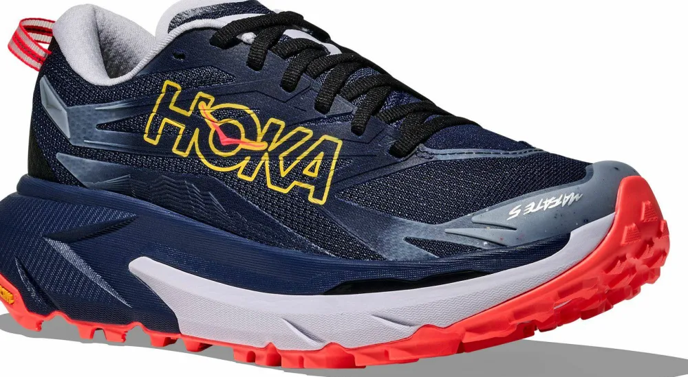 Hoka Women's Mafate 5 Midnight Blue/Starlight Glow Hot