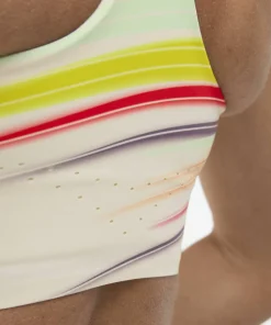 Hoka Women's Race Day Crop Bra Alabaster Flare