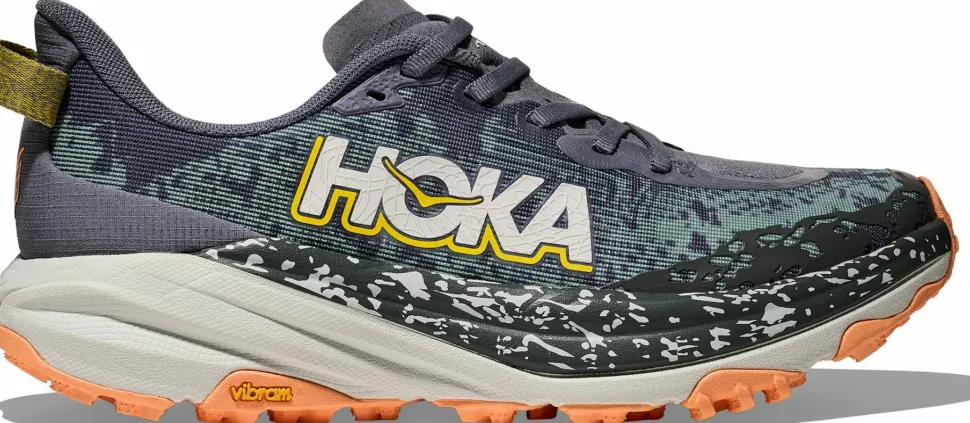 Hoka Women's Speedgoat 6 Wide Grey Skies / Cosmic Grey
