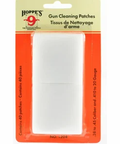 Hoppes Cleaning Patches Bigpack Caliber 16GA - 12GA White Outlet