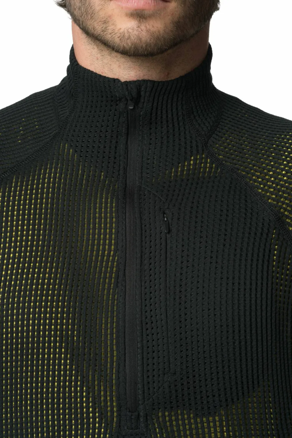 Houdini Men's Pace Flow Half Zip True Black New