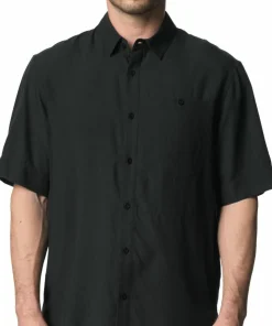 Houdini Men's Tree Shortsleeve Shirt True Black Light