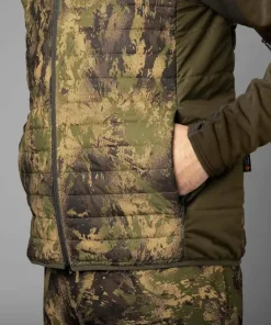 Härkila Men's Deer Stalker Camo Reversible Packable Waistcoat Willow Green/Axis MSP Forest Willow Green/Axis Msp®Forest Discount