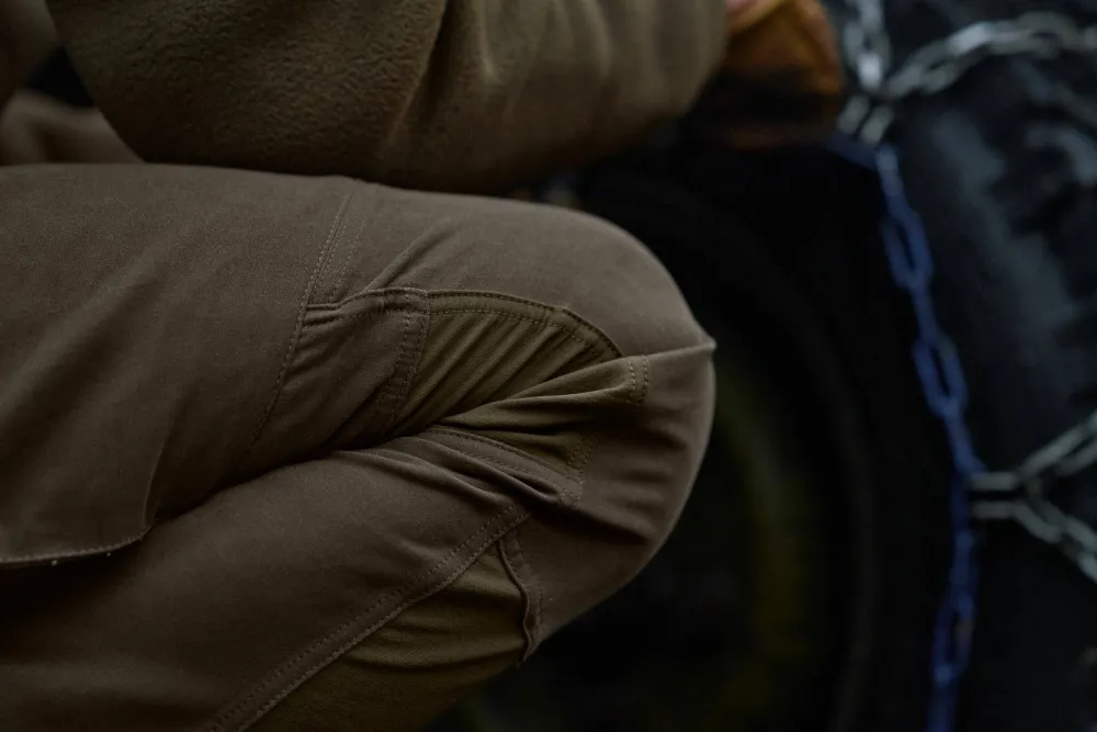 Härkila Men's Hill Pants Willow Green/Brown Sale