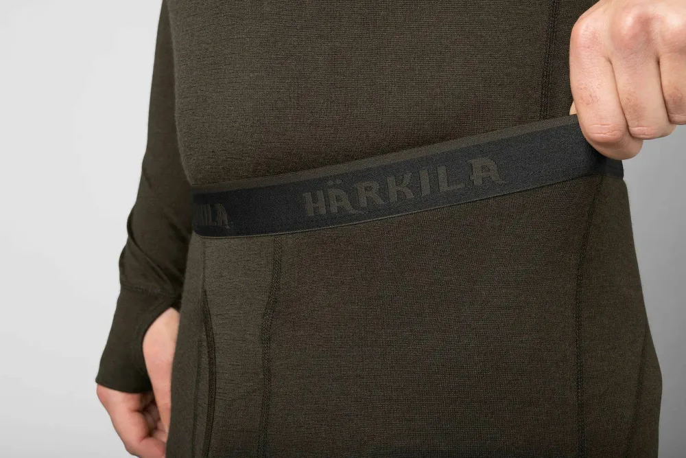 Härkila Men's Base All Season Long Johns Shadow Brown Discount