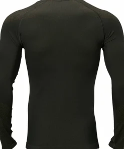 Härkila Men's Base Active L/S Round Neck Dark willow green Hot