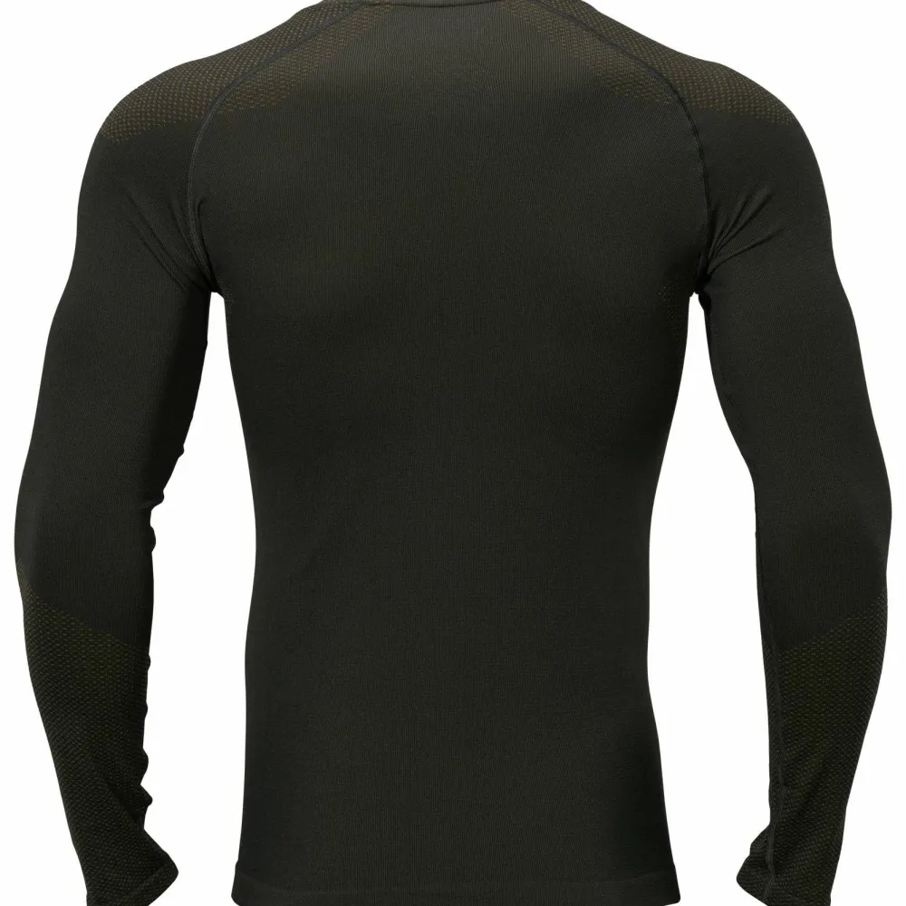 Härkila Men's Base Active L/S Round Neck Dark willow green Hot