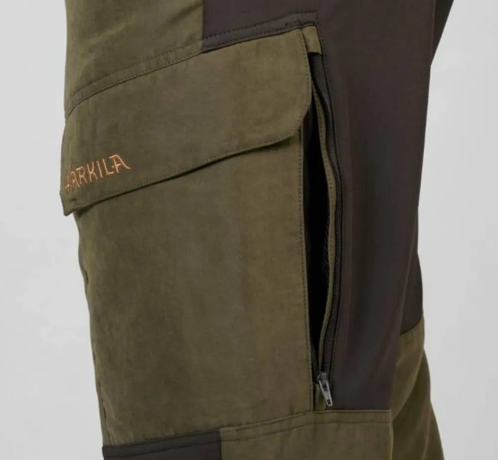 Härkila Men's Scandinavian Pants Willow Green/Deep Brown Discount