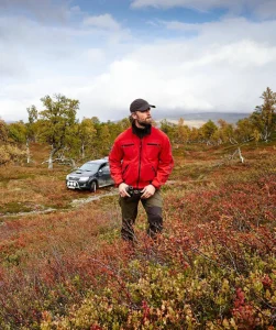 Härkila Men's Kamko Fleece Brown/Red Outlet