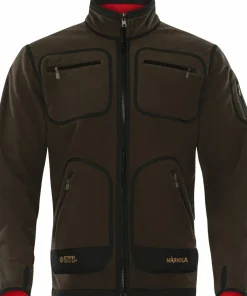 Härkila Men's Kamko Fleece Brown/Red Outlet