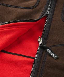 Härkila Men's Kamko Fleece Brown/Red Outlet