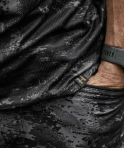 Härkila Men's Noctyx Camo Short Sleeved T-Shirt Axis MSP®Black/Black
