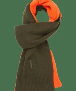 Härkila Reversible Scarf Willow green/Orange Hot