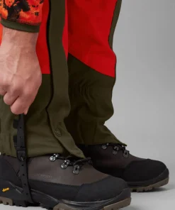 Härkila Wildboar Pro Gaiters Orange Blaze/Willow Green