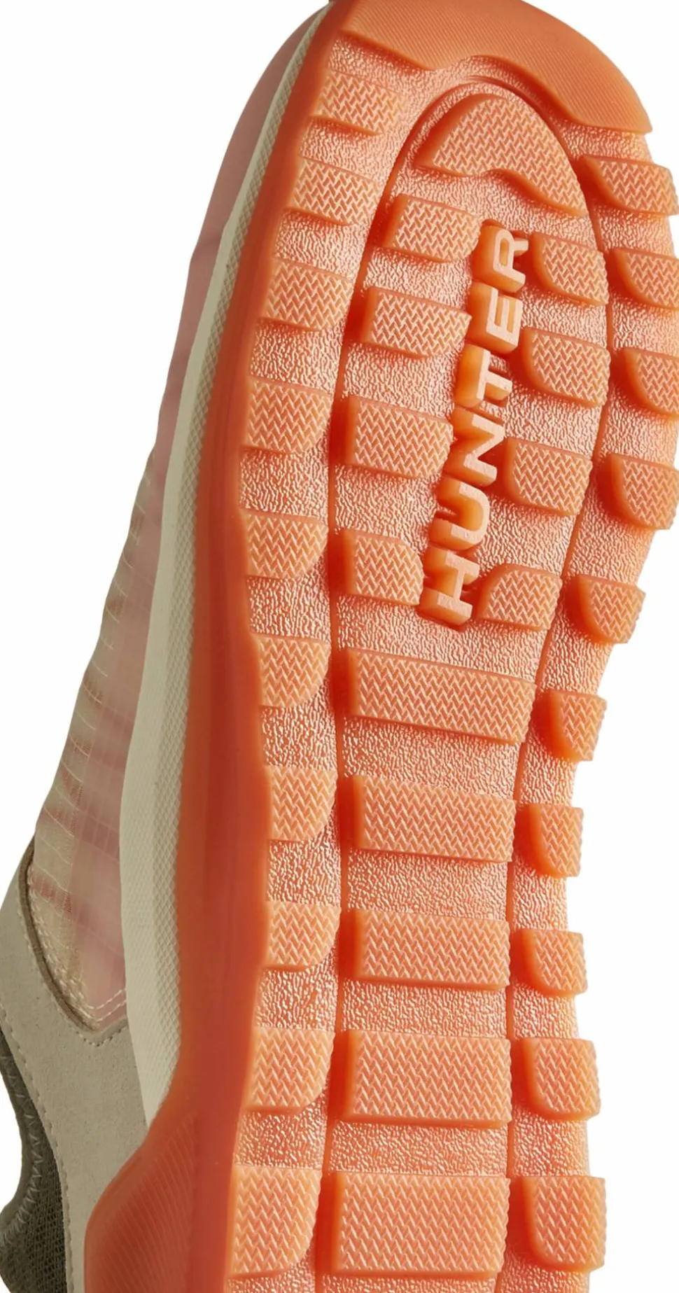 HUNTER Women's Travel Trainer Shaded White/Lichen Green/Skimming Stone/Coral Shade
