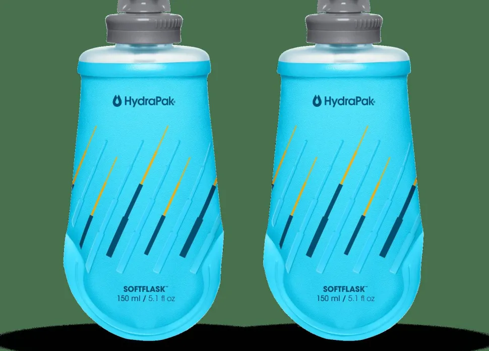 Hydrapak Softflask 150ml - 2- Pack Malibu Blue
