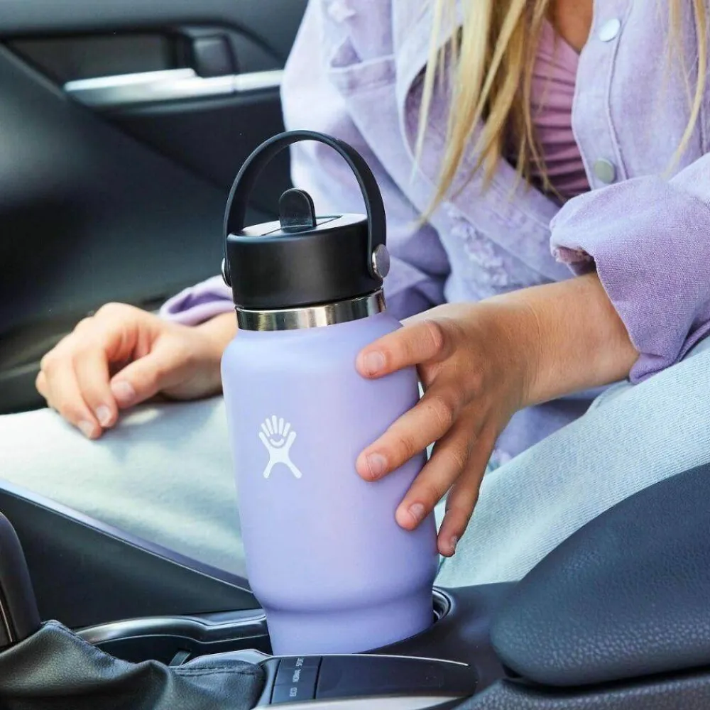 Hydro Flask 946 ml Wide Mouth Travel Bottle with Flex Straw Cap Oat Outlet