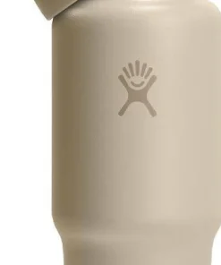 Hydro Flask 946 ml Wide Mouth Travel Bottle with Flex Straw Cap Oat Outlet