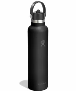 Hydro Flask 621ml Standard Flex Straw Cap Black Sale
