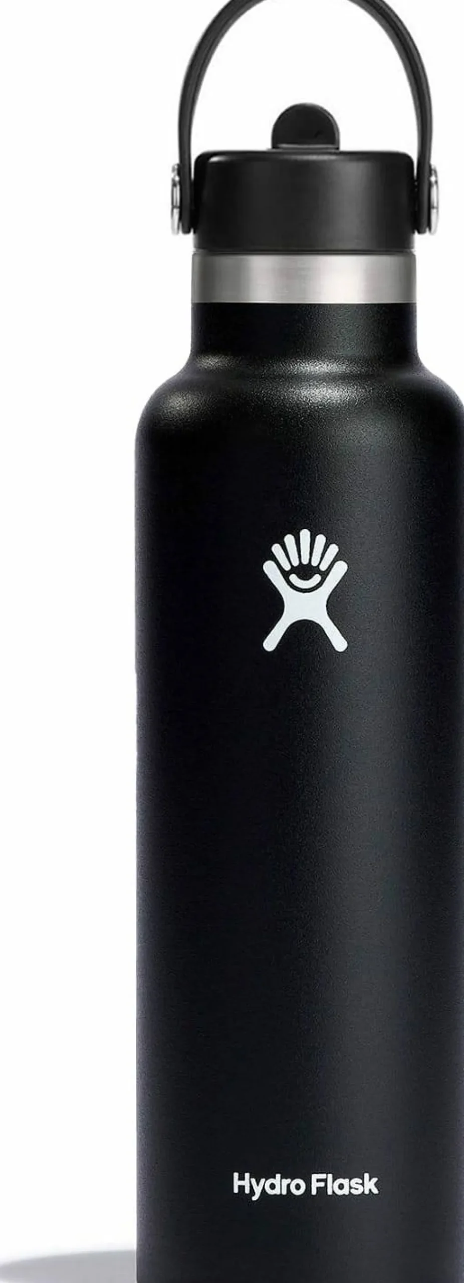 Hydro Flask Standard Mouth with Flex Straw Cap 621 ml Black