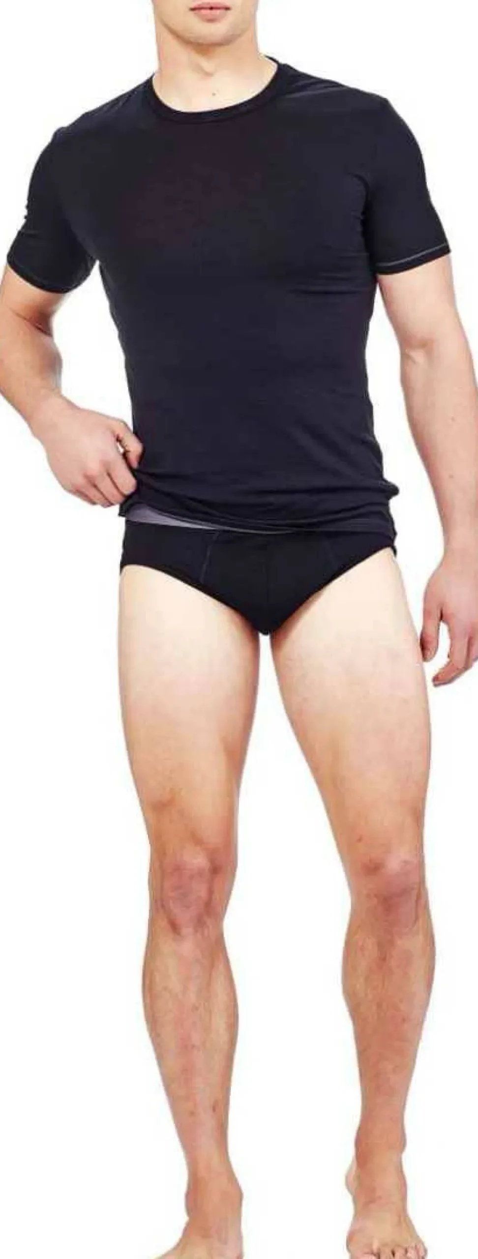 Sale Men's 150 Anatomica Briefs Black Kalsonger