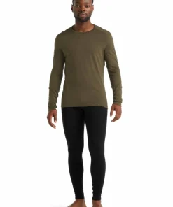 Icebreaker Men's 200 Oasis Long Sleeve Crewe LODEN Online