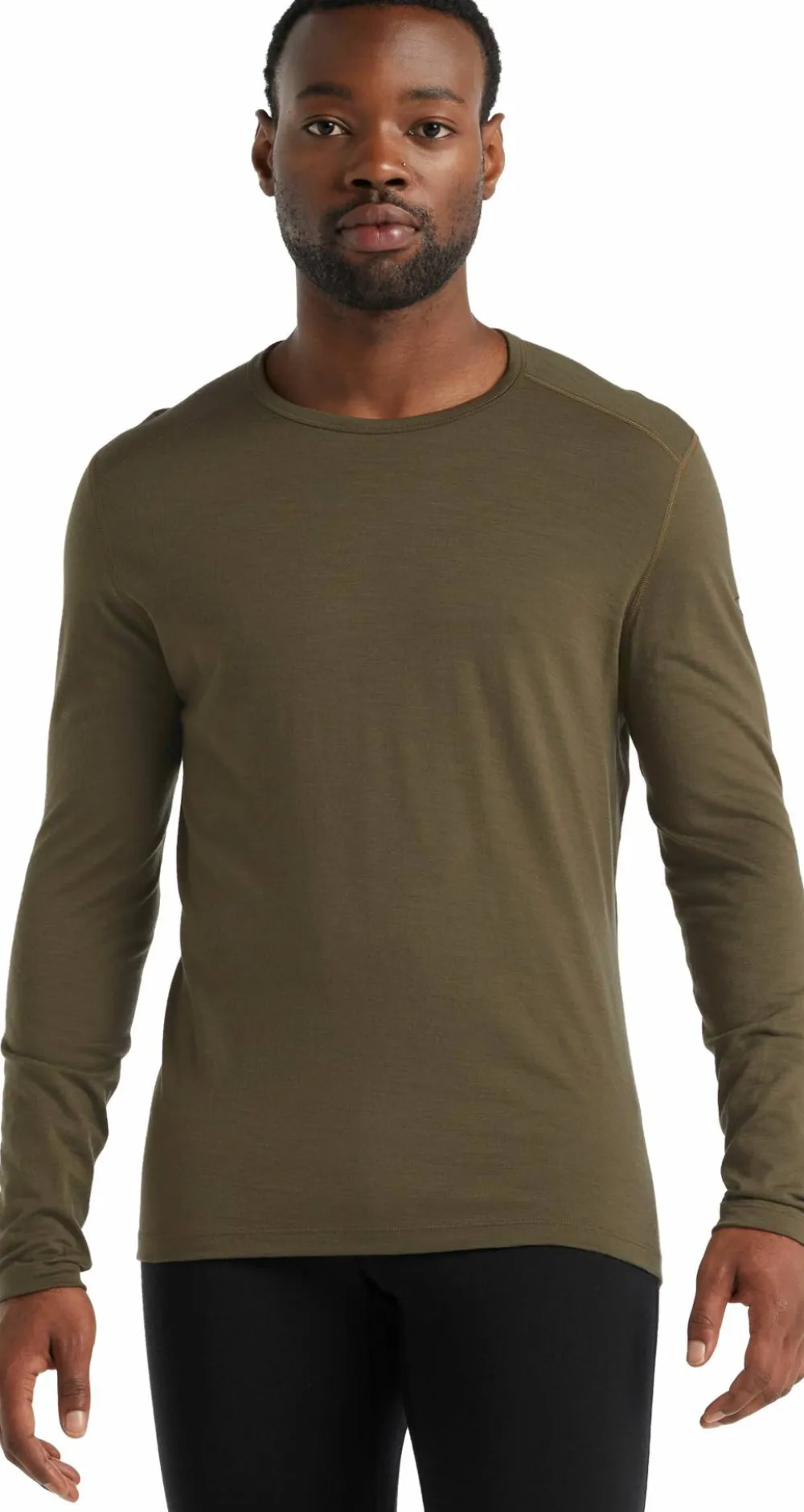 Icebreaker Men's 200 Oasis Long Sleeve Crewe LODEN Online