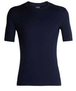 Icebreaker Men's 200 Oasis Short Sleeve Crewe Midnight Navy