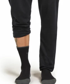 Icebreaker Men's Hike+ Light Crew Black/obsidian