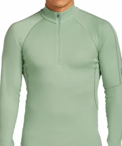 Icebreaker Men's Merino 300 MerinoFine Polar Long Sleeve Half Zip Seaglass Sale