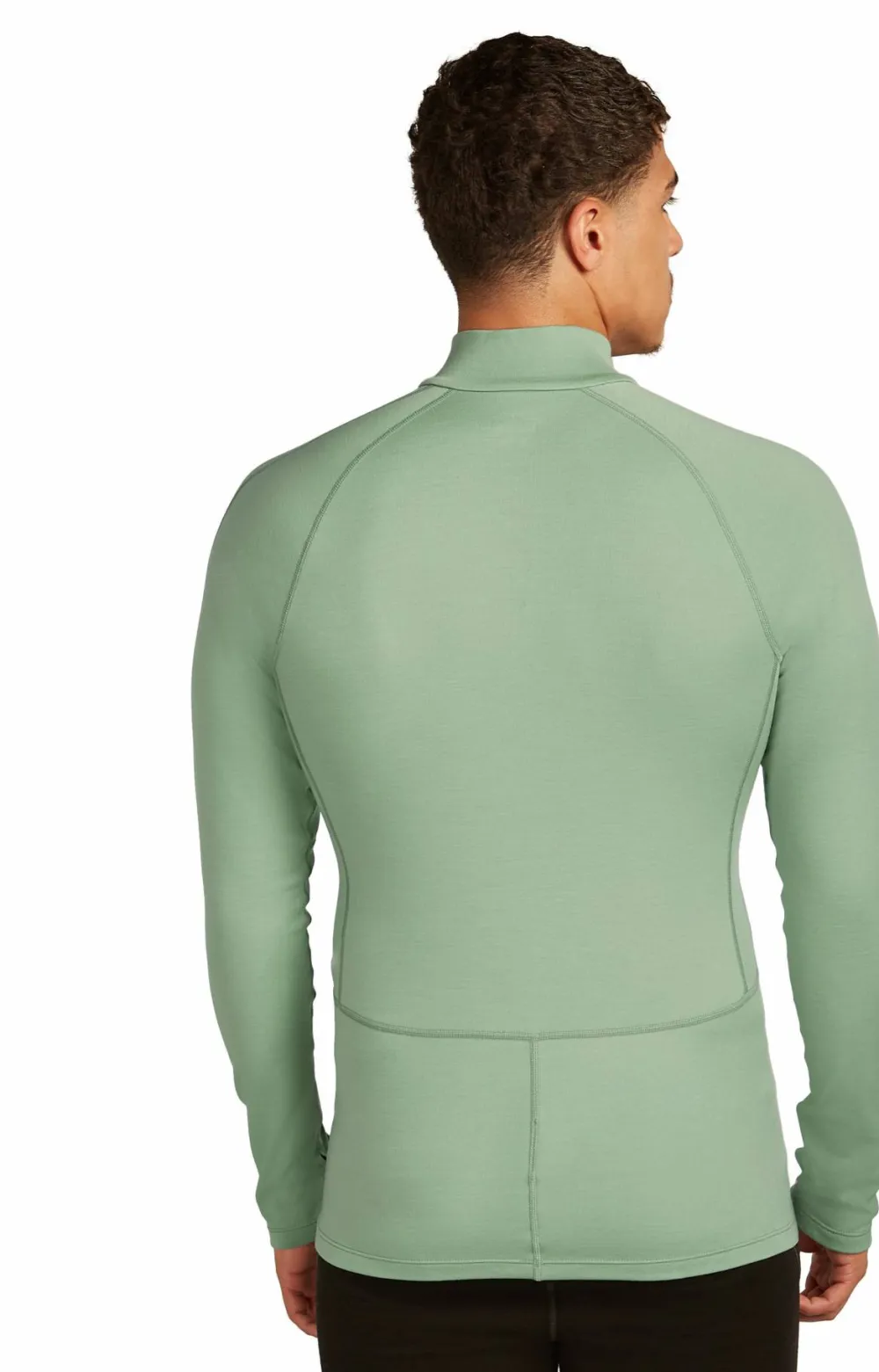 Icebreaker Men's Merino 300 MerinoFine Polar Long Sleeve Half Zip Seaglass Sale