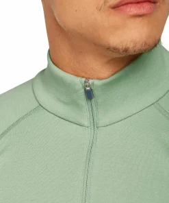 Icebreaker Men's Merino 300 MerinoFine Polar Long Sleeve Half Zip Seaglass Sale