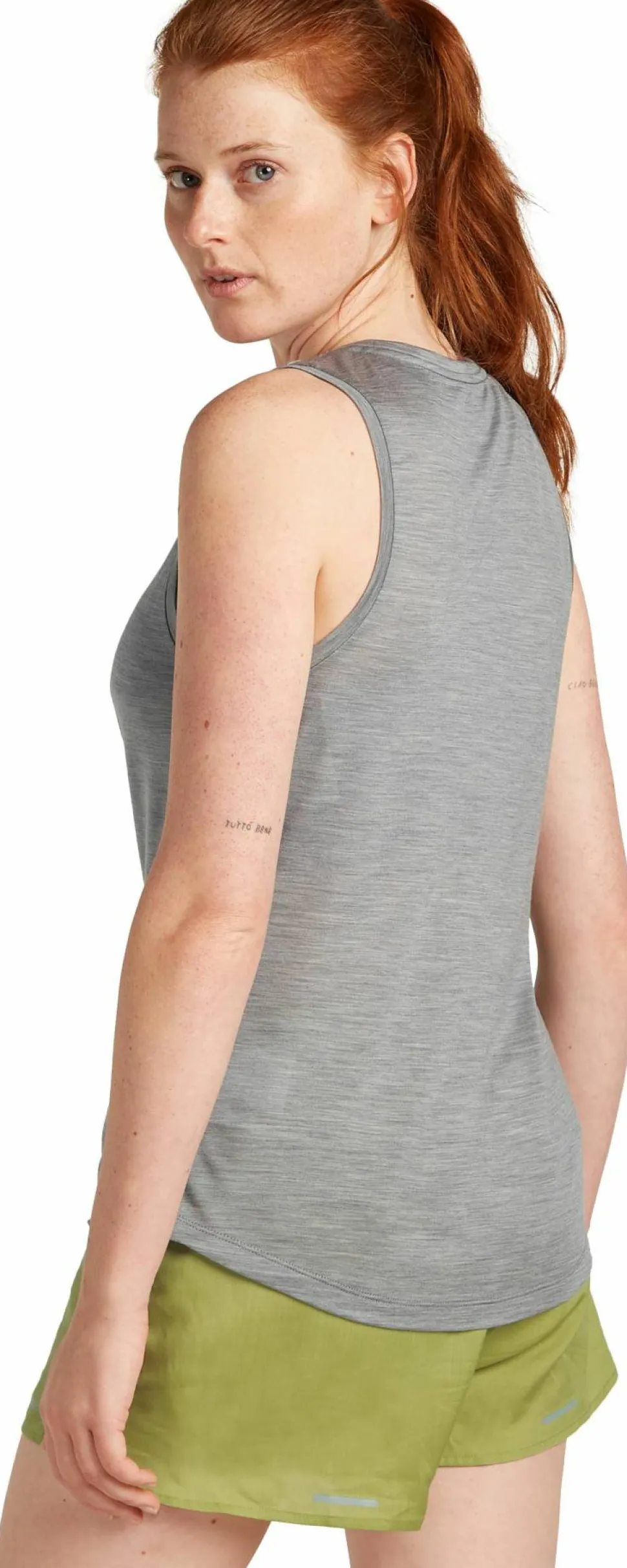 Icebreaker Women Merino 125 Cool-Lite™ Sphere III Tank Metro Hthr