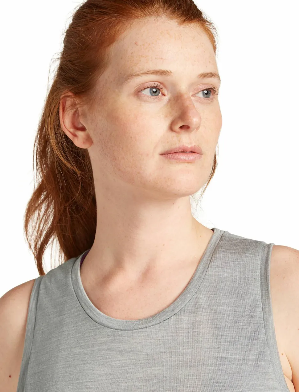 Icebreaker Women Merino 125 Cool-Lite™ Sphere III Tank Metro Hthr